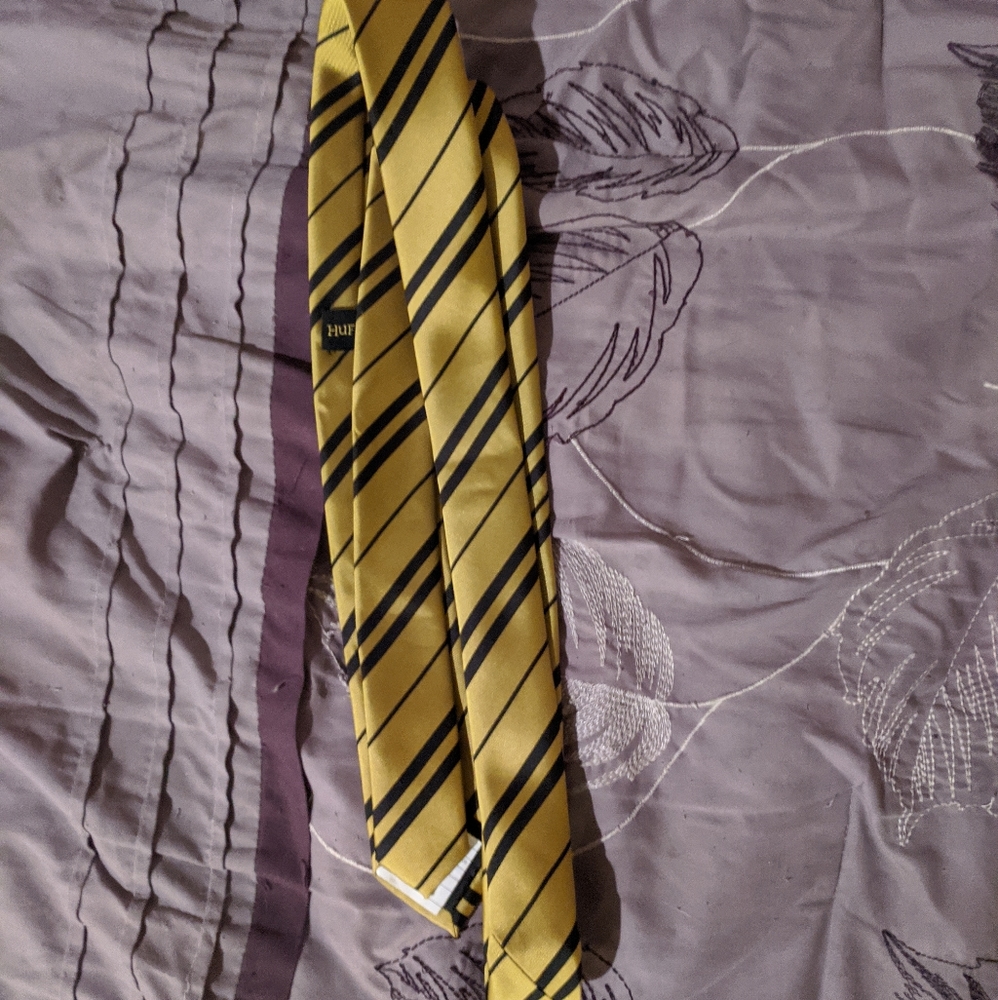 Harry Potter Official Hufflepuff Skinny Tie